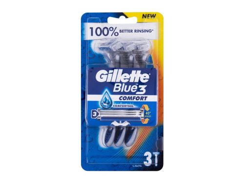 Gillette Blue3 Comfort jednorzov holic strojky 3 ks